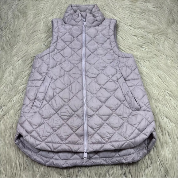 Athleta NWOT Whisper Featherless Vest*light purple - Picture 5 of 7